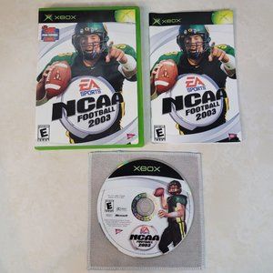 NCAA Football 2003 Original Xbox Complete with Manual Free Shipping